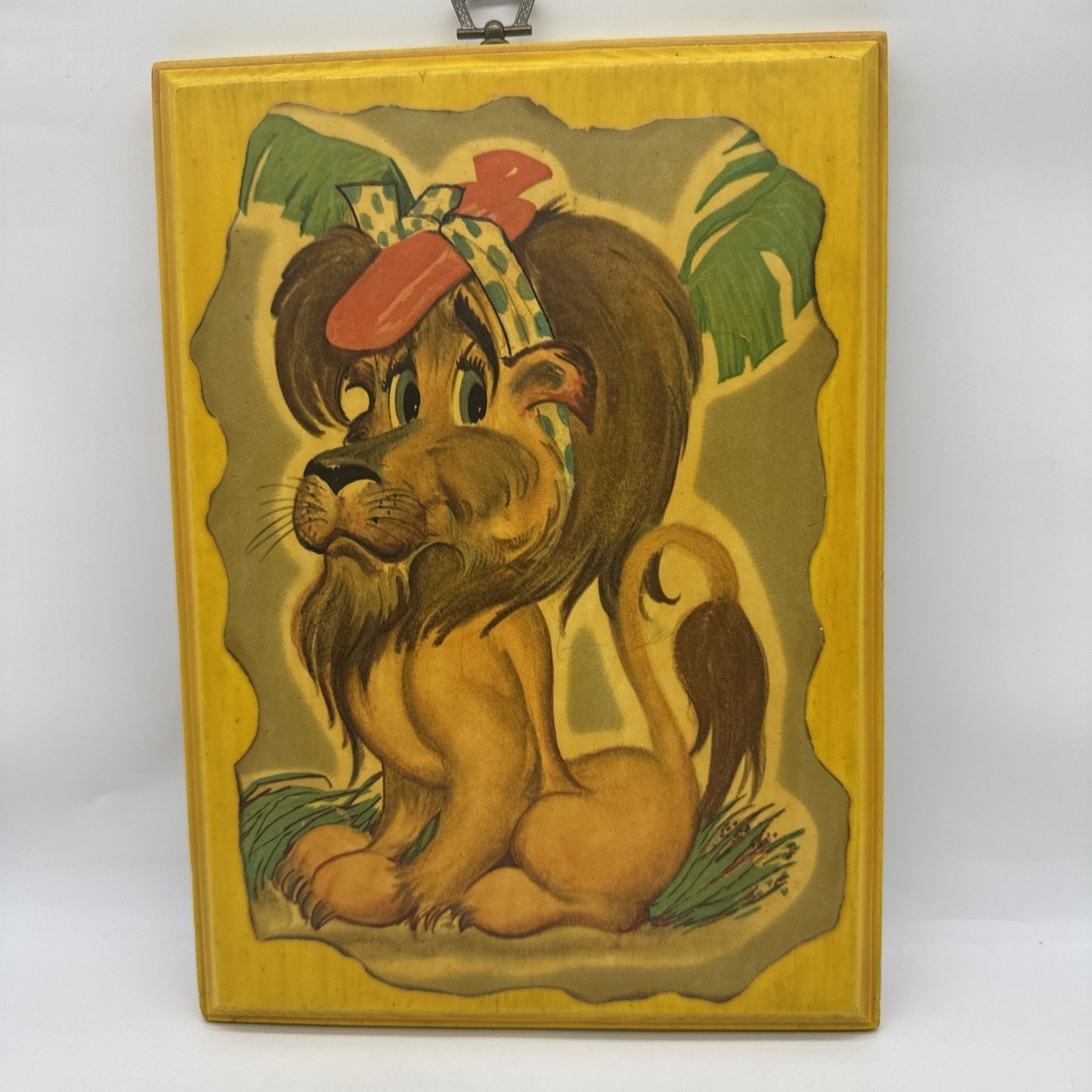 Vintage 1960s/70s 8X11 Wood Wall Hanging \