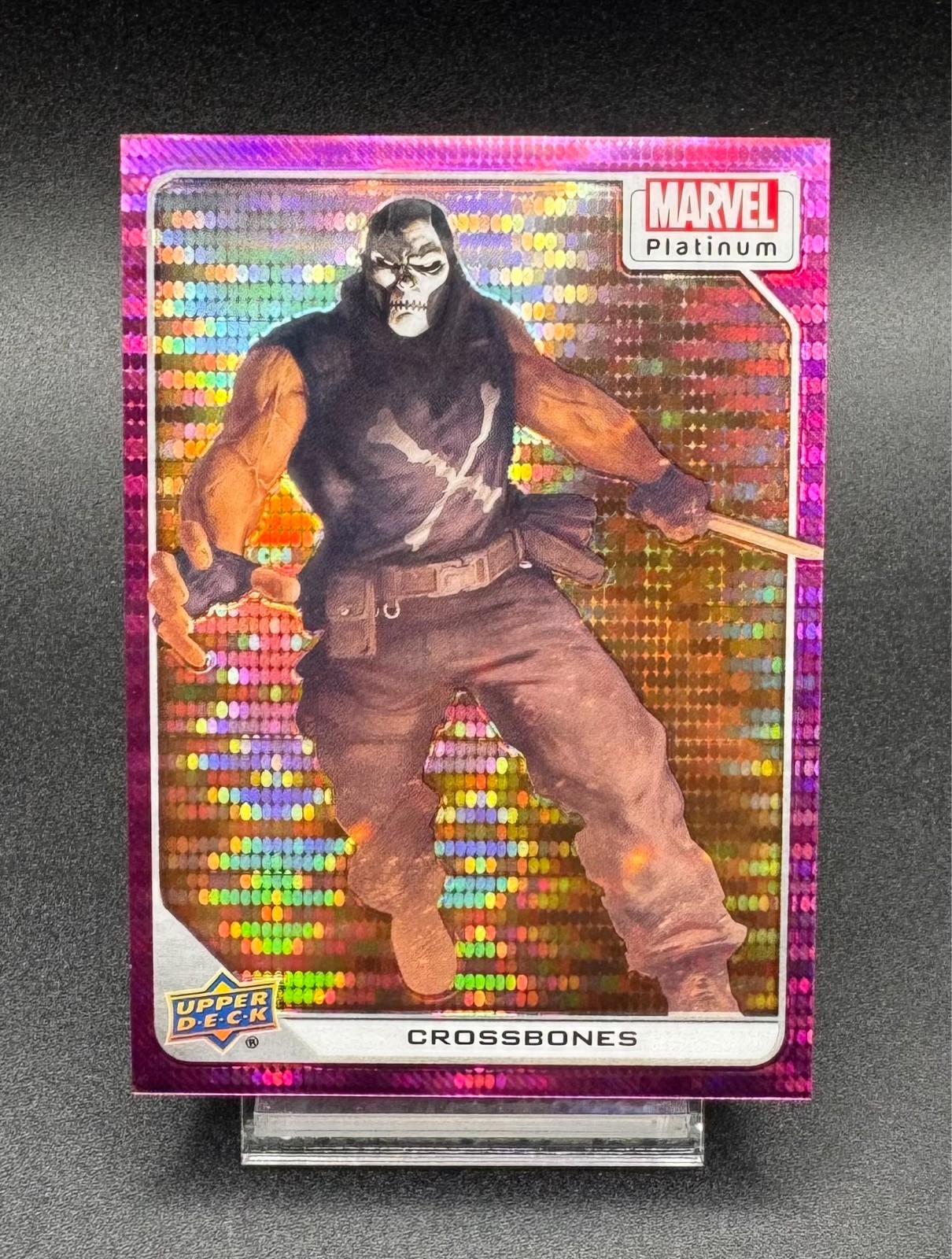 2023 Upper Deck Marvel Platinum Pink Pulsar /33 Crossbones #19