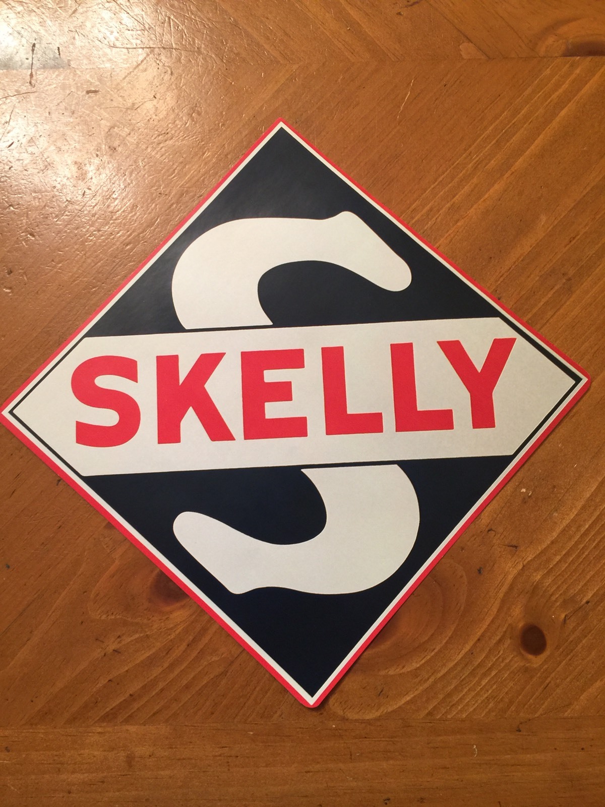 Tin Sign Vintage Skelly Gas Oil.