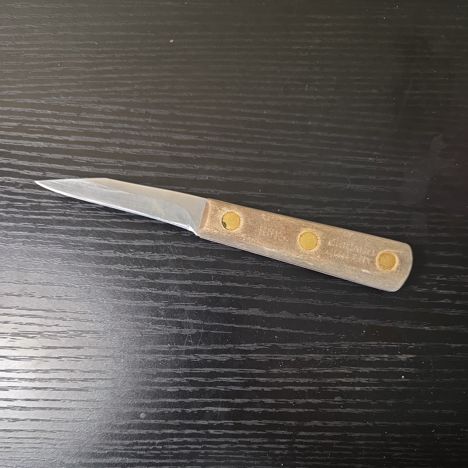 Vintage Chicago Cutlery 100S Paring Knife With A Walnut Handle 3 Vintage Chicago Cutlery 100S Paring Knife With A Walnut Handle 3