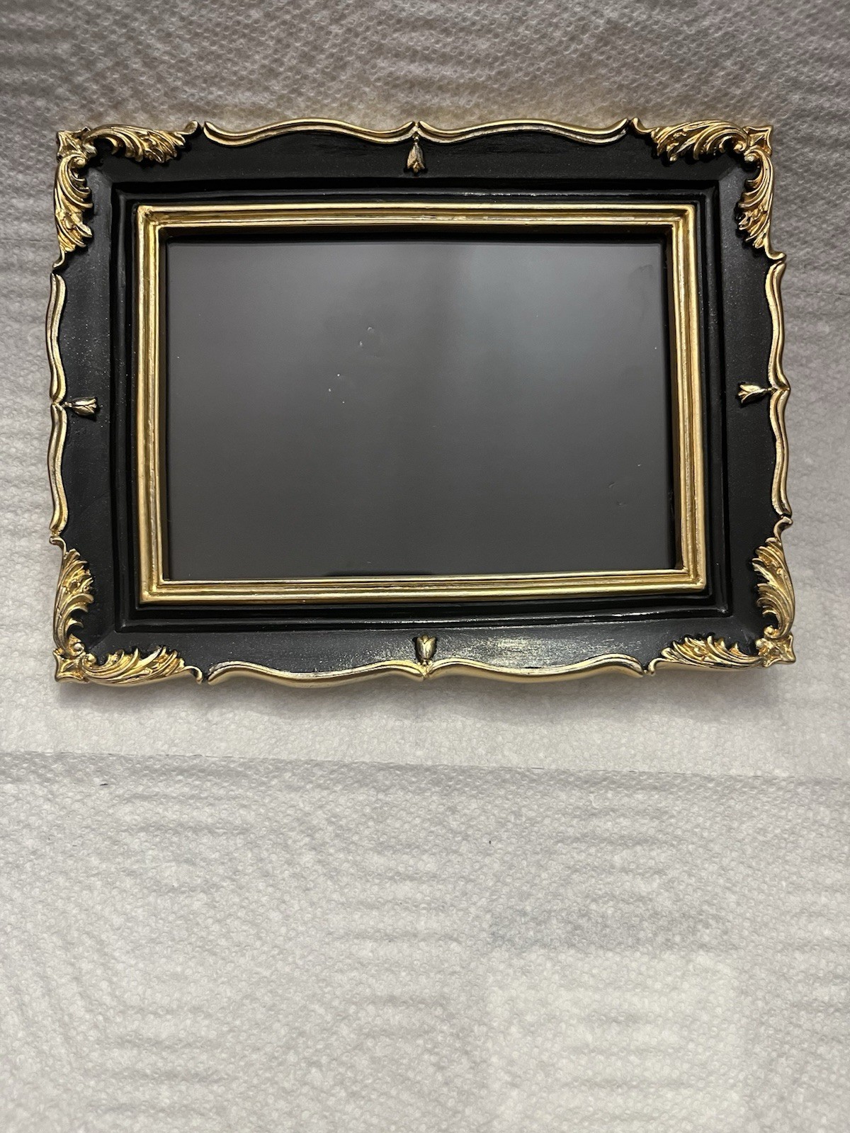 Picture Frame Black, Vintage Ornate Design 5x7 Picture Frame Black, Vintage Ornate Design 5x7