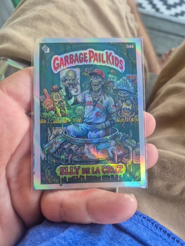 Elly De La Cruz Custom Garbage Pail Kid Style FAN ART CARD NOT A TOPPS CARD 