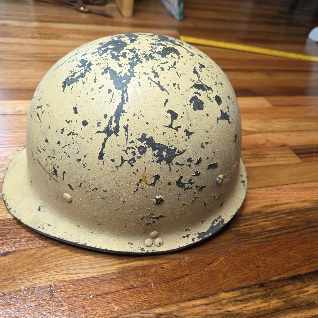 Iraqi Tan M80 Helmet - Iraq OIF Desert Storm Bringback
