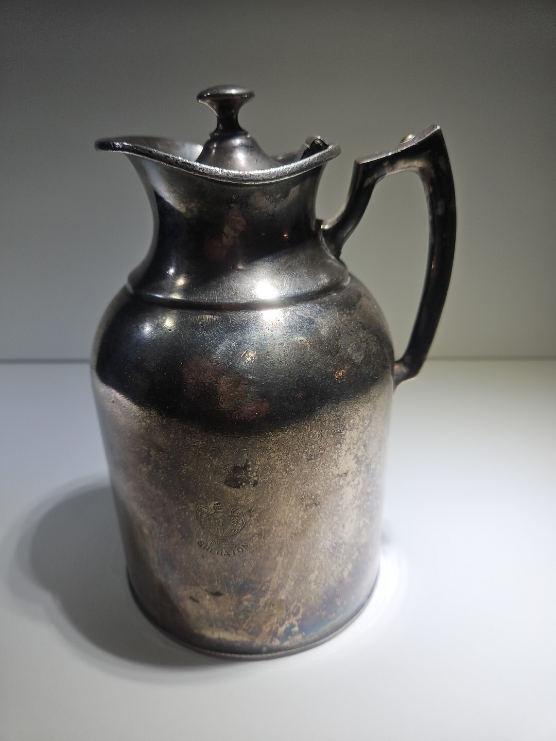 Vintage Marlboro Plate Morton Parker Silver Plate Pitcher SHERIDAN HOTEL Rare Vintage Marlboro Plate Morton Parker Silver Plate Pitcher SHERIDAN HOTEL Rare