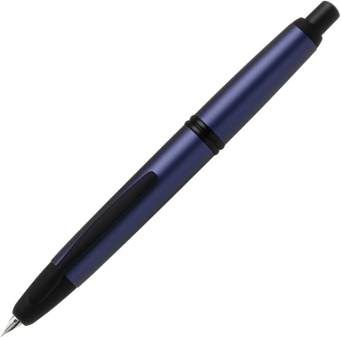 Pilot Capless Retractable Fountain Pen Matte Blue M Nib FCS1MALM Japan