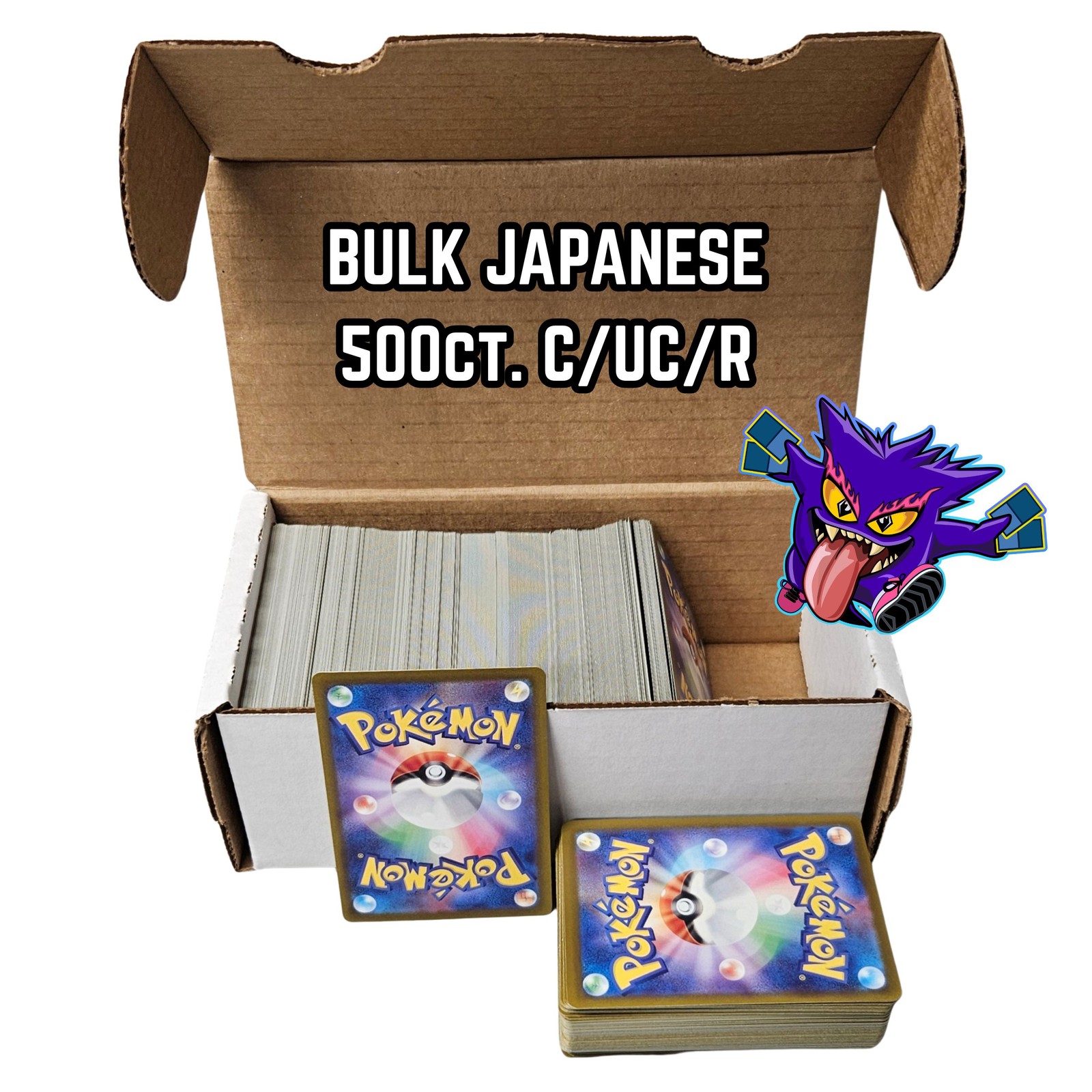 Pokemon 500ct. Japanese Bulk C/UC/Rares Pokemon 500ct. Japanese Bulk C/UC/Rares