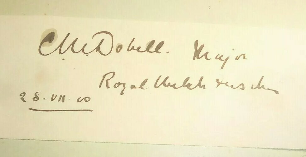 General Sir Charles M Dobell KCB, CMG, DSO (1869-1954) Autograph - Cut Signature General Sir Charles M Dobell KCB, CMG, DSO (1869-1954) Autograph - Cut Signature