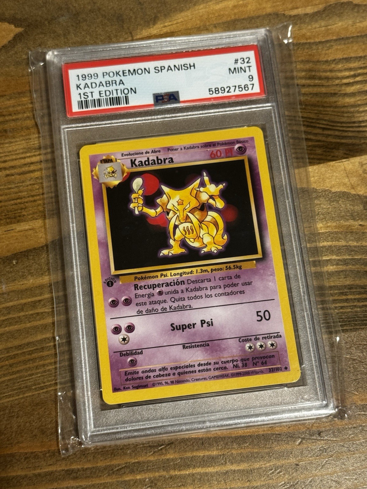 Alakazam 1st Edition PSA 10 Vintage - Spanish Alakazam 1st Edition PSA 10 Vintage - Spanish
