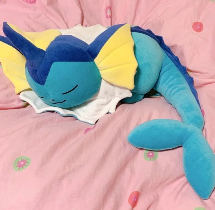 Vaporeon Plush Sleeping Suya Suya Stuffed Toy 21