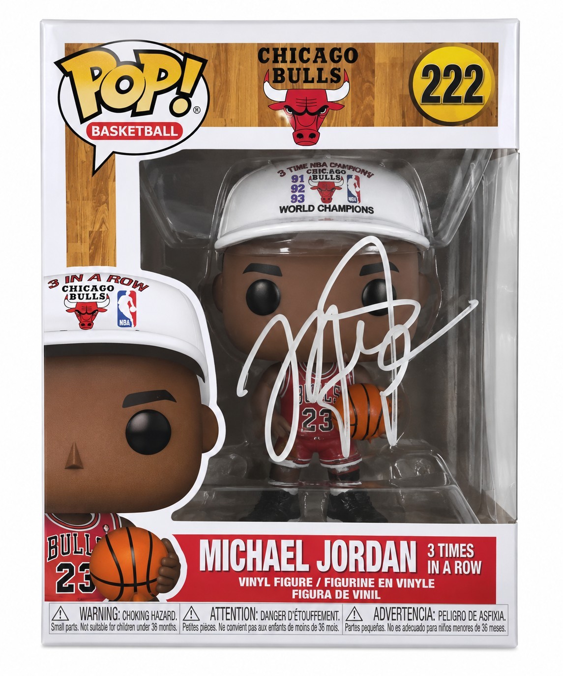 Michael Jordan Signed Autographed Funko Pop #222 Chicago Bulls NBA 🏀 w/ COA