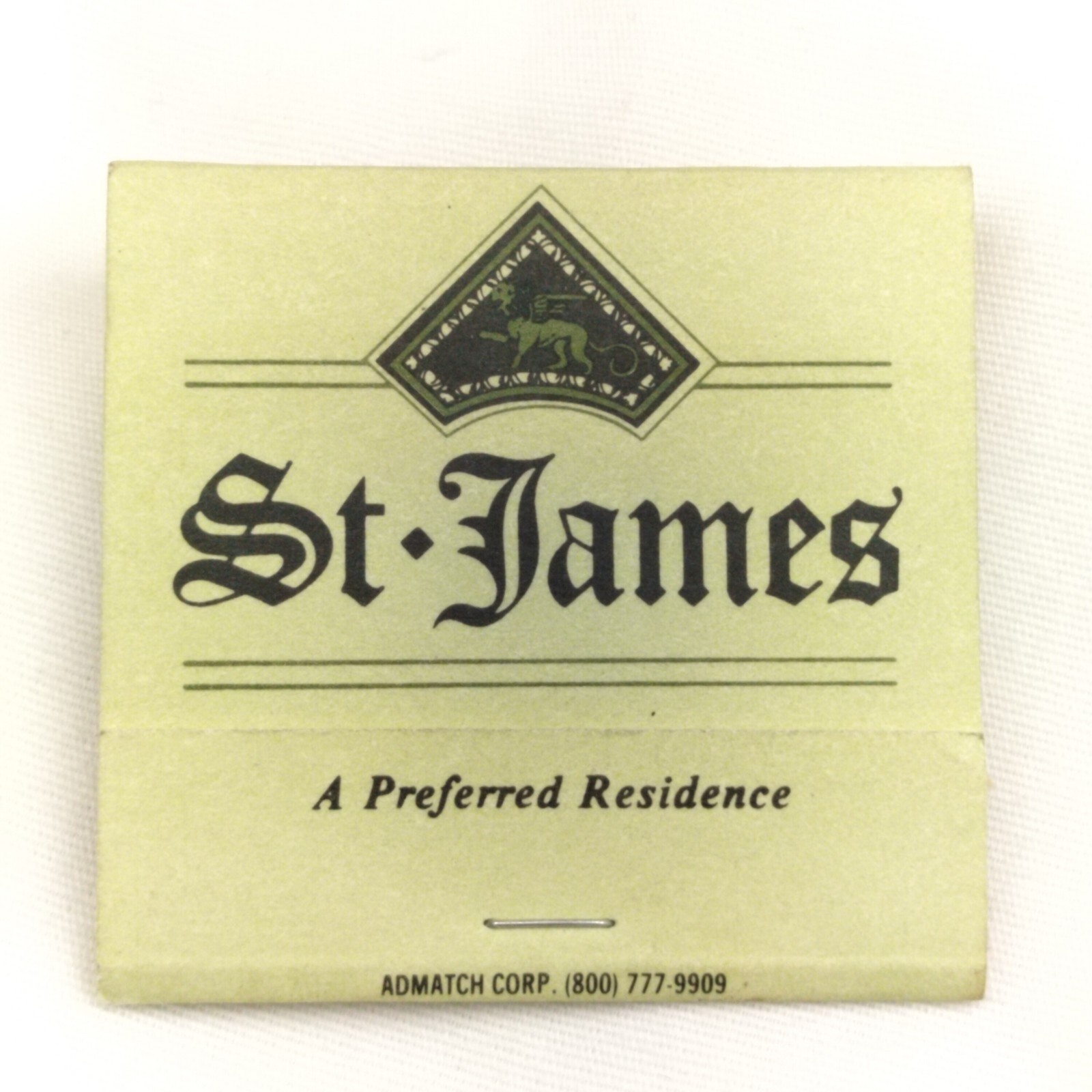 St James Washington DC Vintage Matchbook Collectible Tobacciana St James Washington DC Vintage Matchbook Collectible Tobacciana