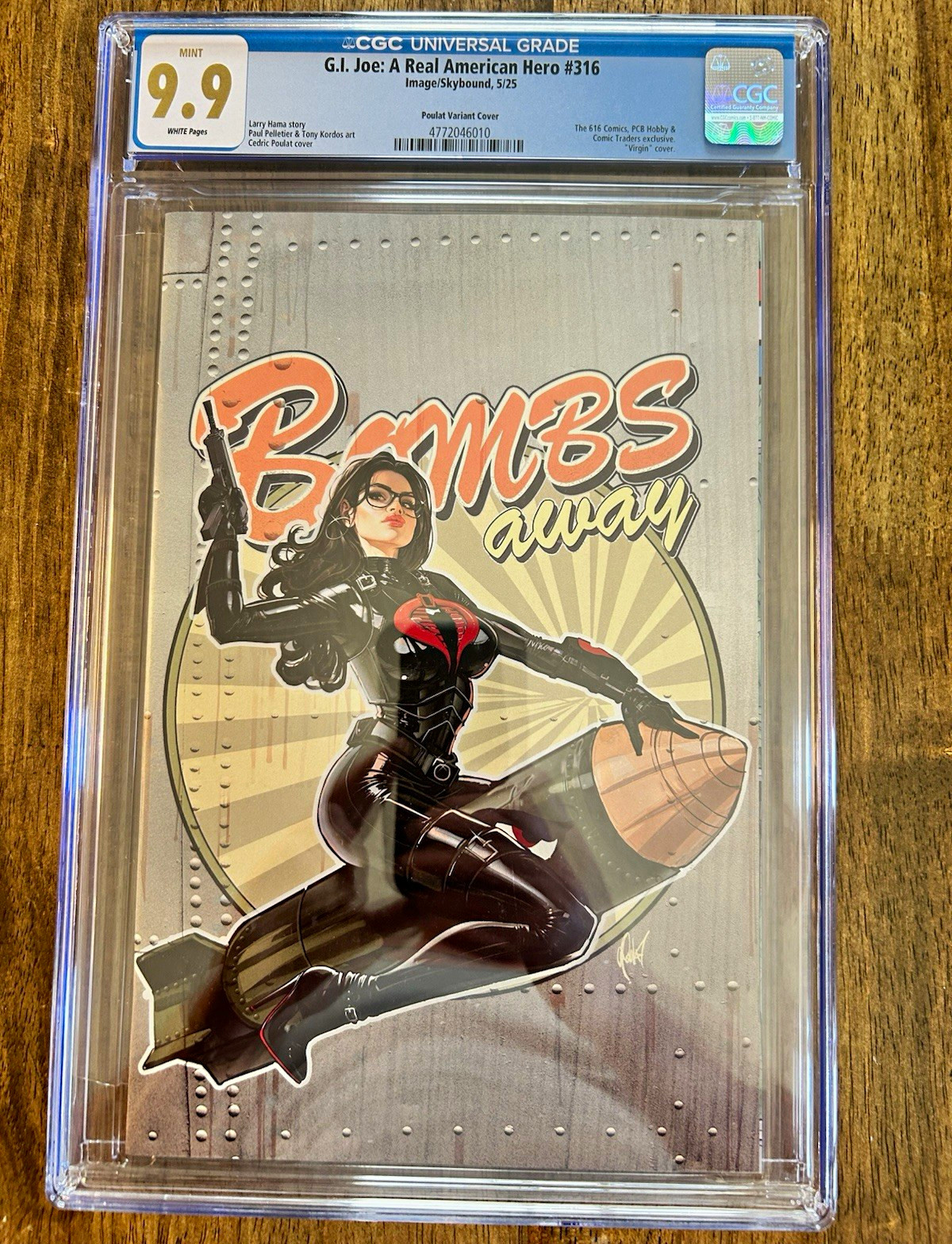 G.I. Joe: A Real American Hero #316 CGC 9.9 616 Virgin Variant Baroness LTD 750 G.I. Joe: A Real American Hero #316 CGC 9.9 616 Virgin Variant Baroness LTD 750
