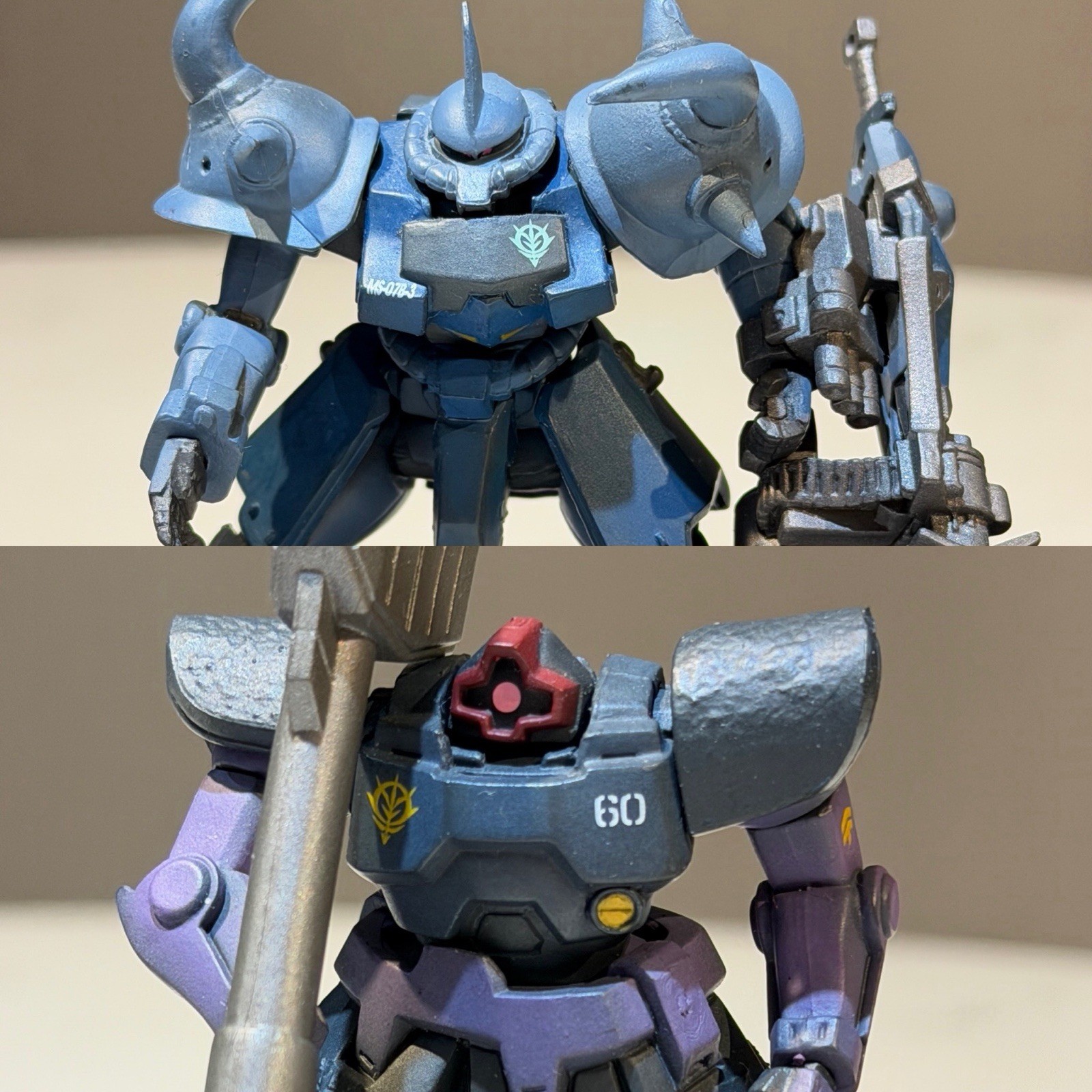 Bandai Gundam  FW Fusion Works Ultimate Operation Gouf Custom And MS-09 DOM
