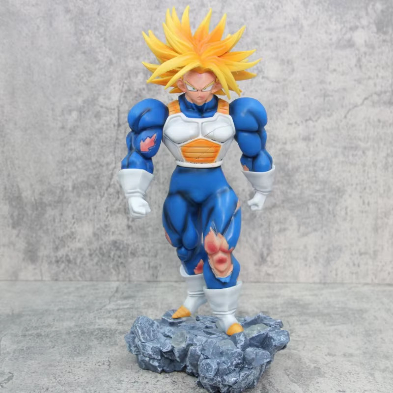 35CM Dragon Ball Z Super Trunks Resin Anime Figure Statue