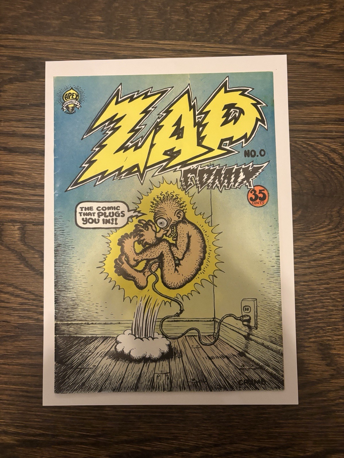 ZAP COMICS  #0 -  RARE  FIRST   .35  1967  CRUMB
