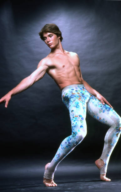 Dancer David Parsons performs in Paul Taylors Arden Court NY July - Old Photo 2