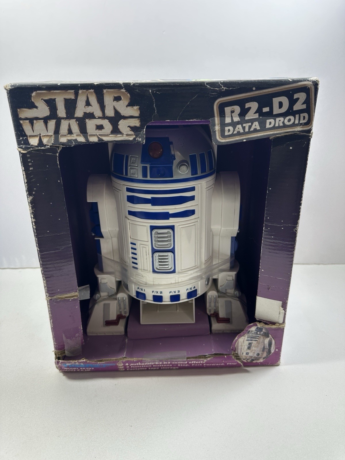 Star Wars R2-D2 Data Droid Cassette Player 88-083 Tiger Elect. 1997 New READ