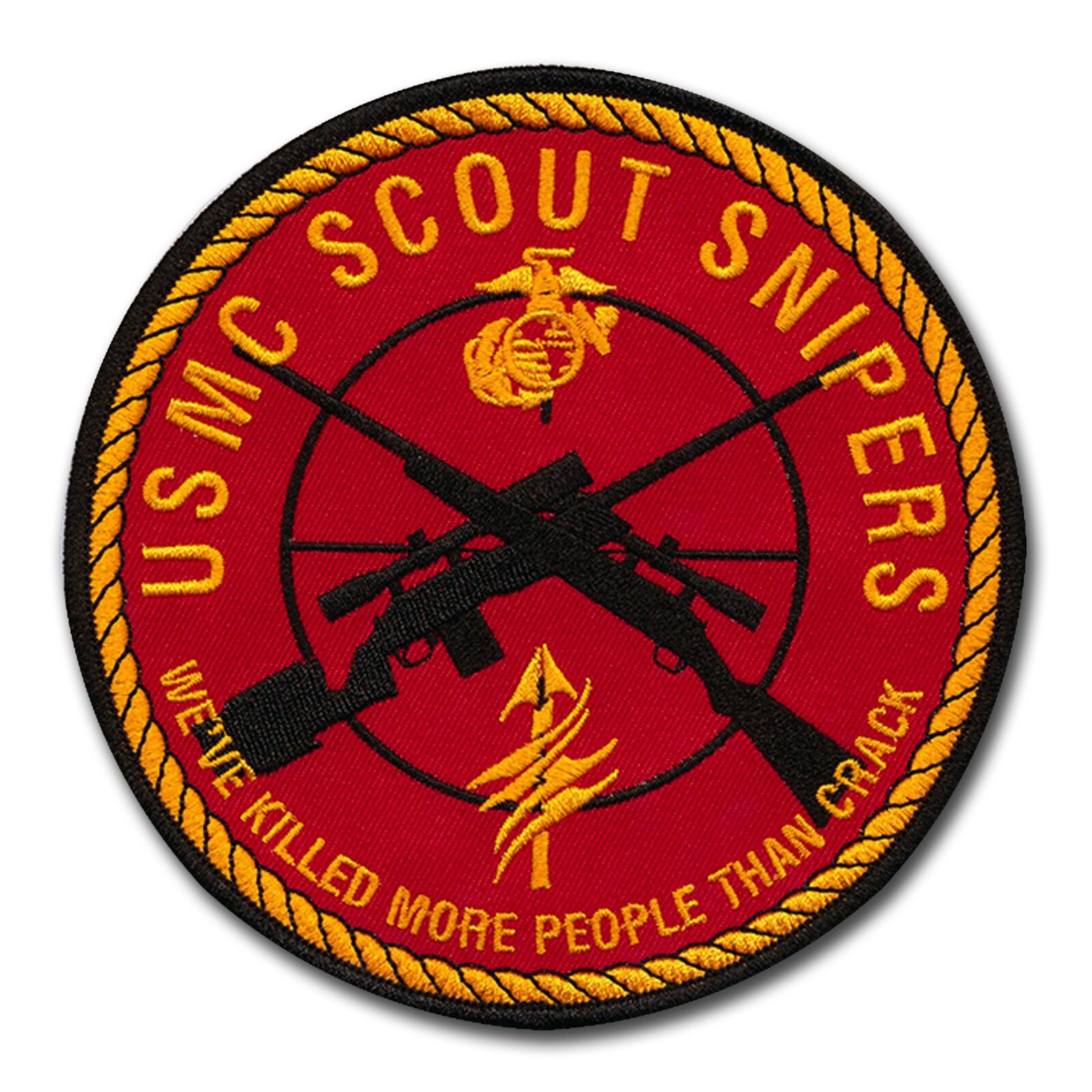 USMC Scout Sniper Embroidered Five Inch Patch (2024) - 5