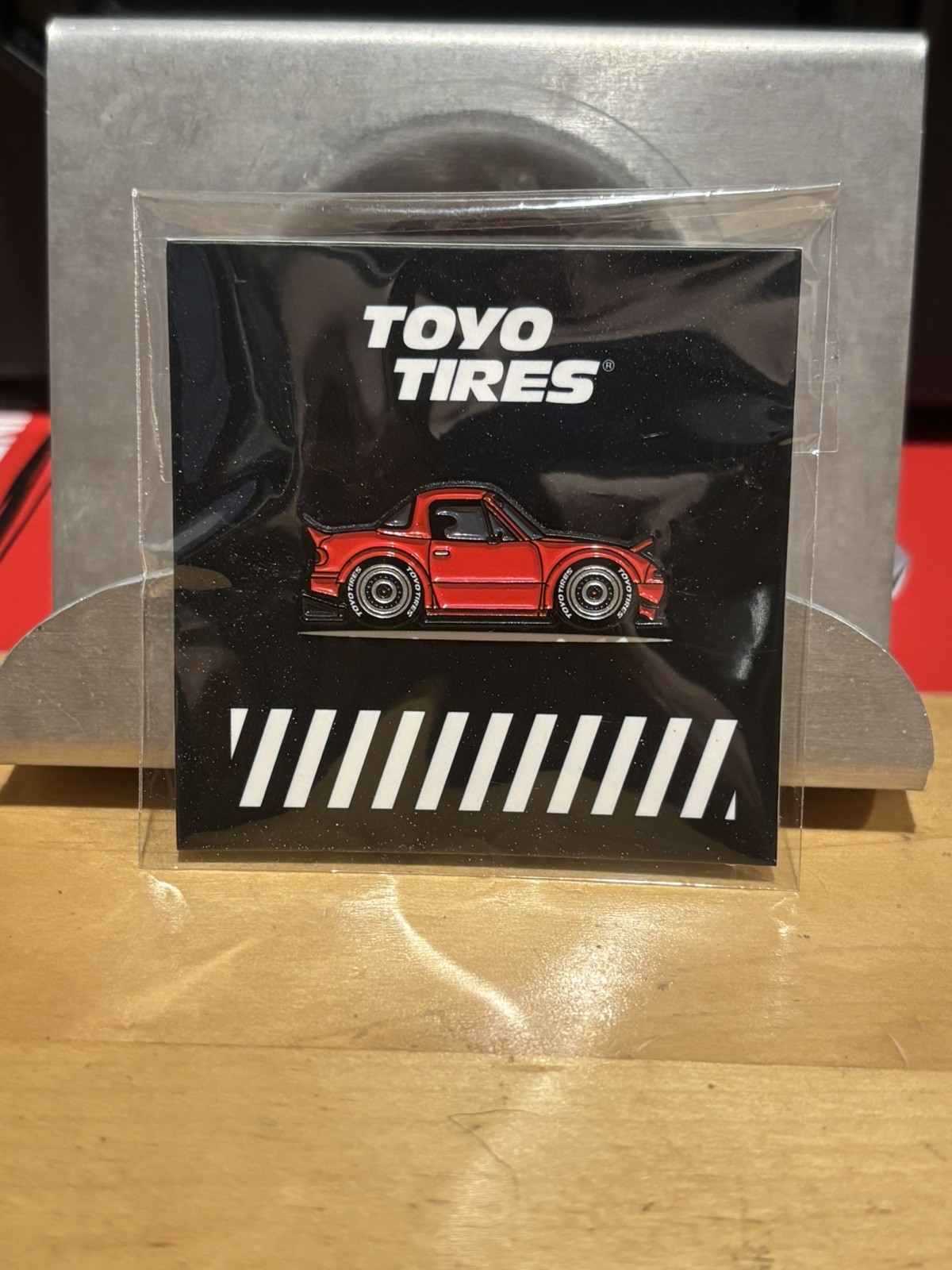 Leen Customs Miata Toyo Tires pin