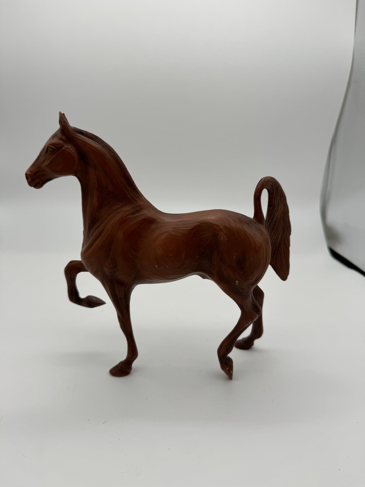 Hartland Horse Walnut Woodcut Style 9