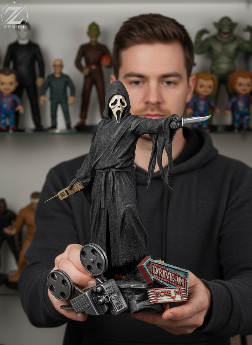 Scream - 3D Resin Print Figure Model | Unpainted & Multi-Piece for Painting Scream - 3D Resin Print Figure Model | Unpainted & Multi-Piece for Painting