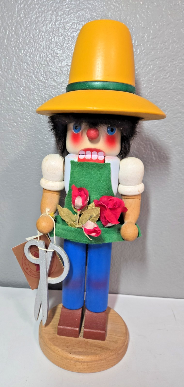Vintage Holzkunst Christian Ulbricht German Florist Scissors Garden Nutcracker Vintage Holzkunst Christian Ulbricht German Florist Scissors Garden Nutcracker