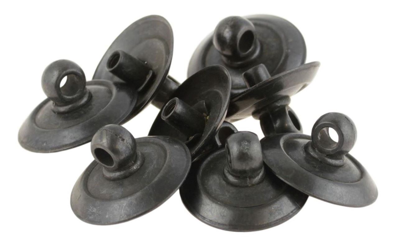 Bag of 8 Antique Pewter Backplates for Bail Pulls - HRT-P1501-0457-PLATE