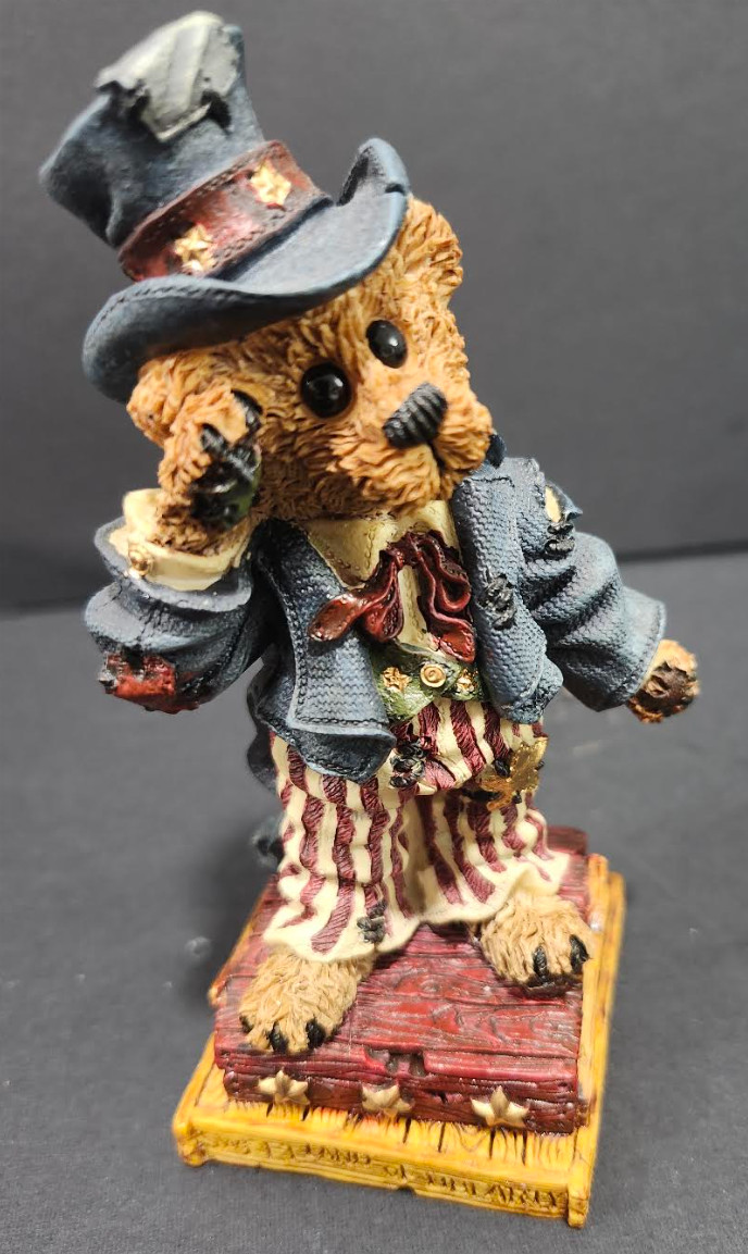 Boyds Bears Uncle Elliot The Head Bean Wants You Bear w/Orig Box 1996-7 Spec Ed.