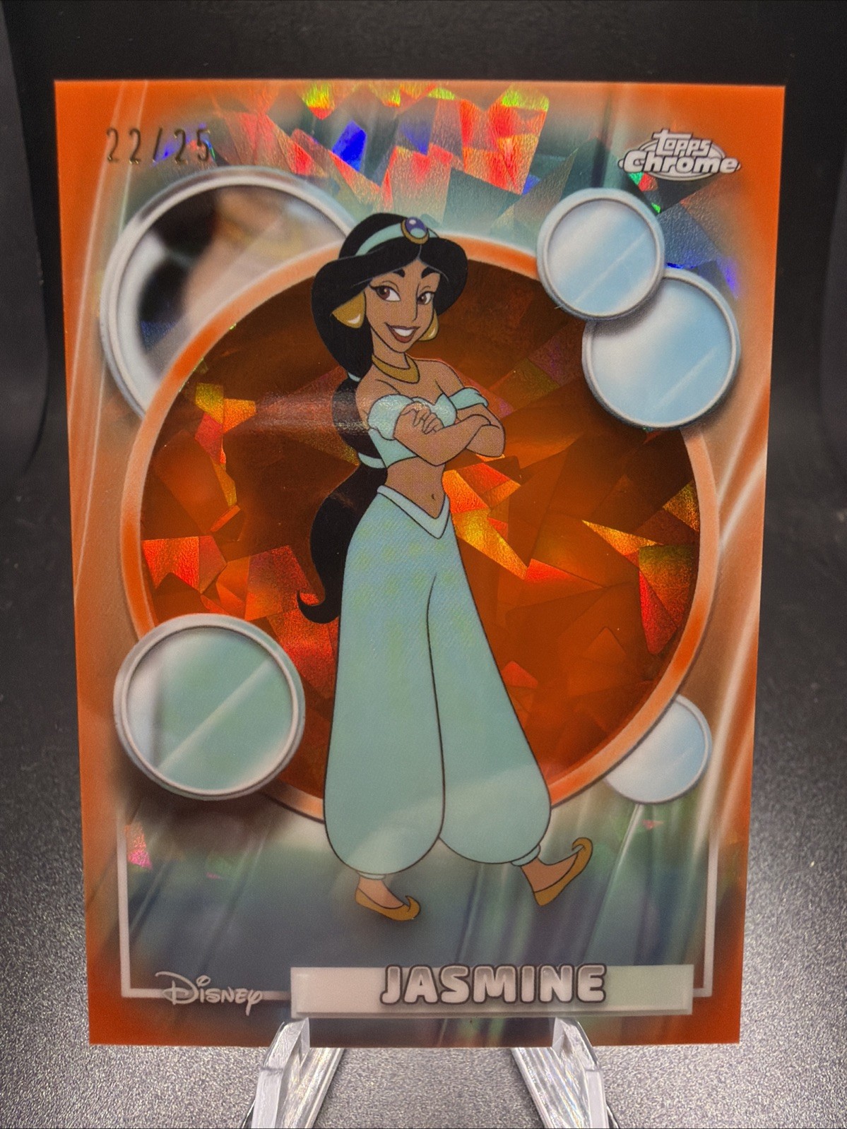 Jasmine #82 ~ 2026 Topps Chrome Disney Sapphire ~ /25 Jasmine #82 ~ 2026 Topps Chrome Disney Sapphire ~ /25