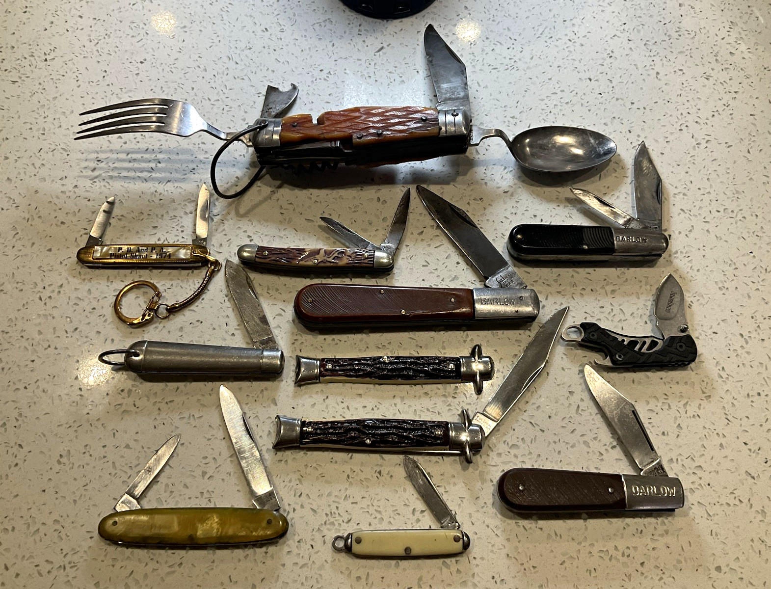 Lot of 11 Vintage Pocket Knives USA Germany Japan Parts Restoration And Users