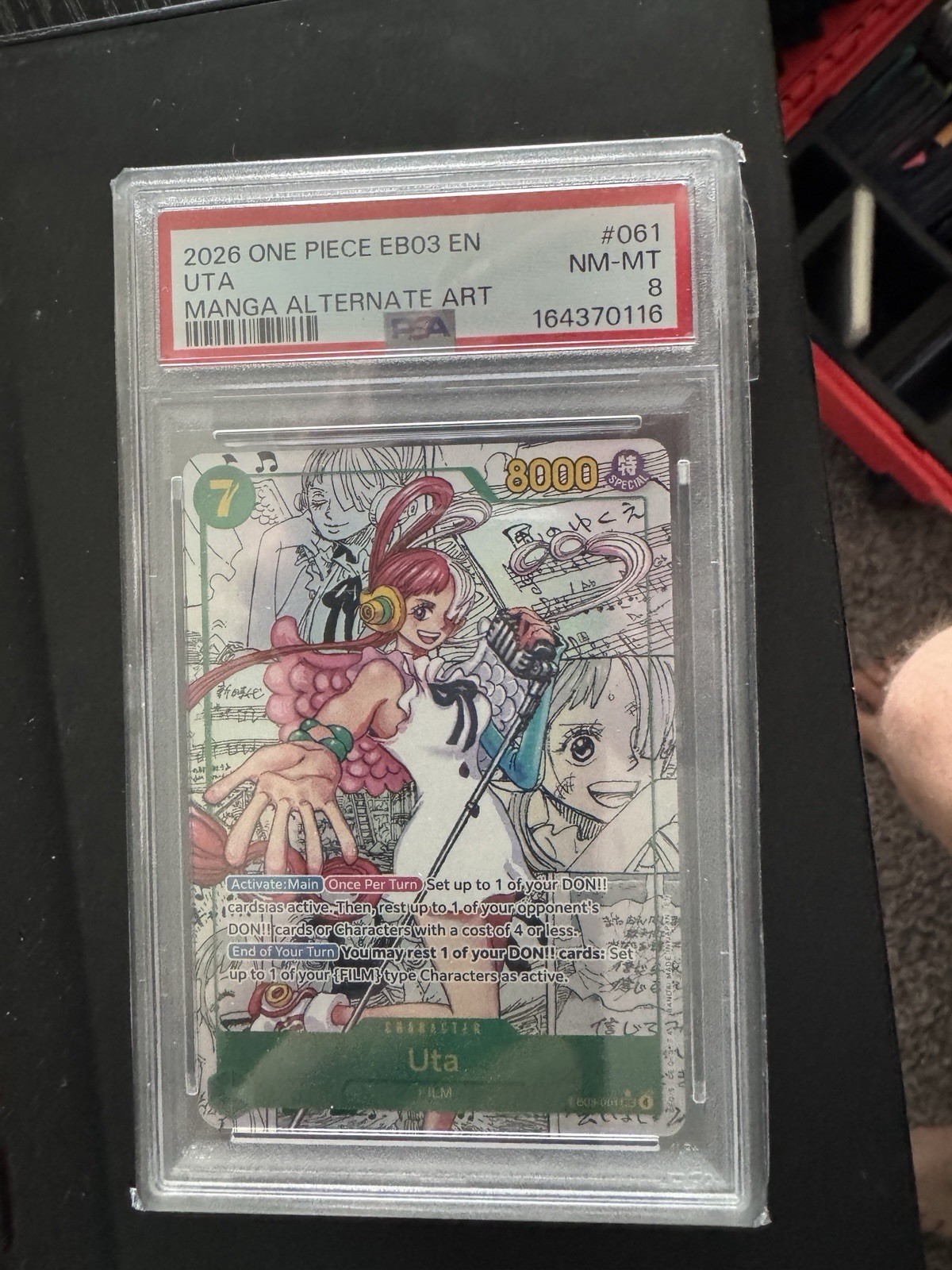 UTA Manga PSA 8 Low Pop