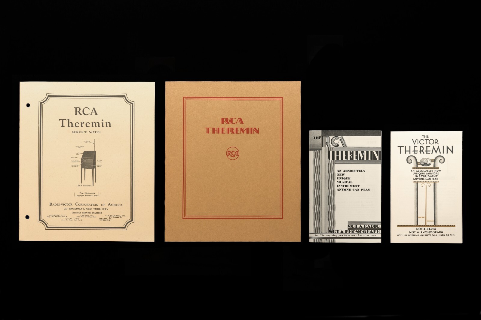 RCA Theremin Documents Bundle RCA Theremin Documents Bundle