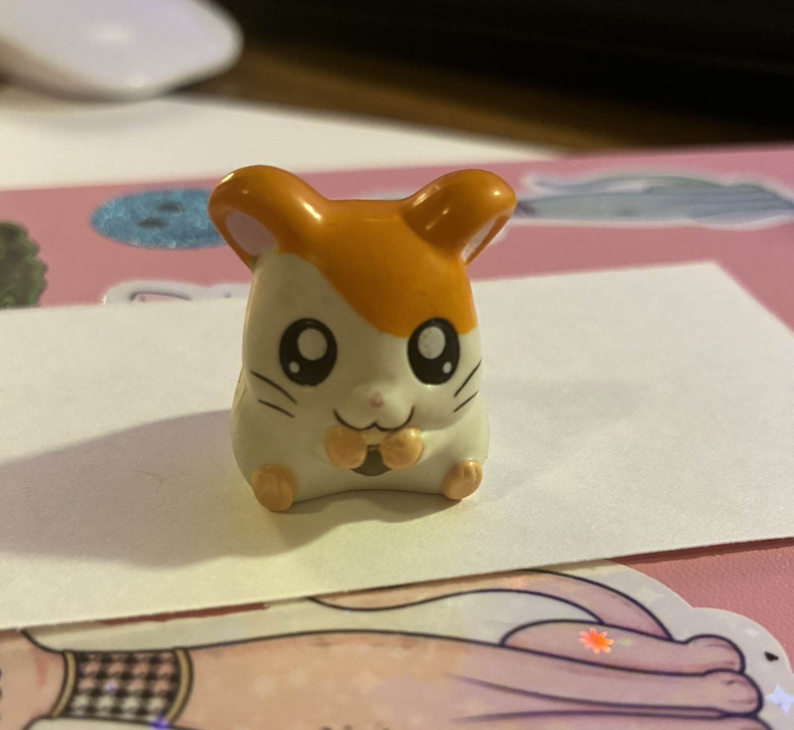 Epoch Hamtaro hamtaro Figure Pencil Topper Mini Miniature Vintage Y2K  2000's