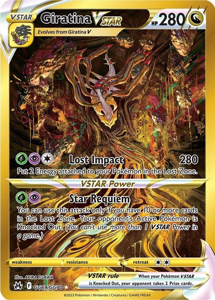 Giratina VSTAR (Secret) Holofoil [CRZ:GG - GG69/GG70]