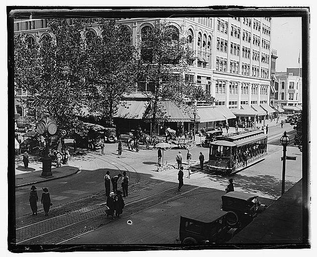 Washington DC 1918-1920 Woodward & Lothrop Department Store Streetcar