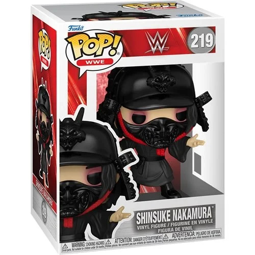 Funko POP WWE Shinsuke Nakamura Figure 219 + Protector Funko POP WWE Shinsuke Nakamura Figure 219 + Protector