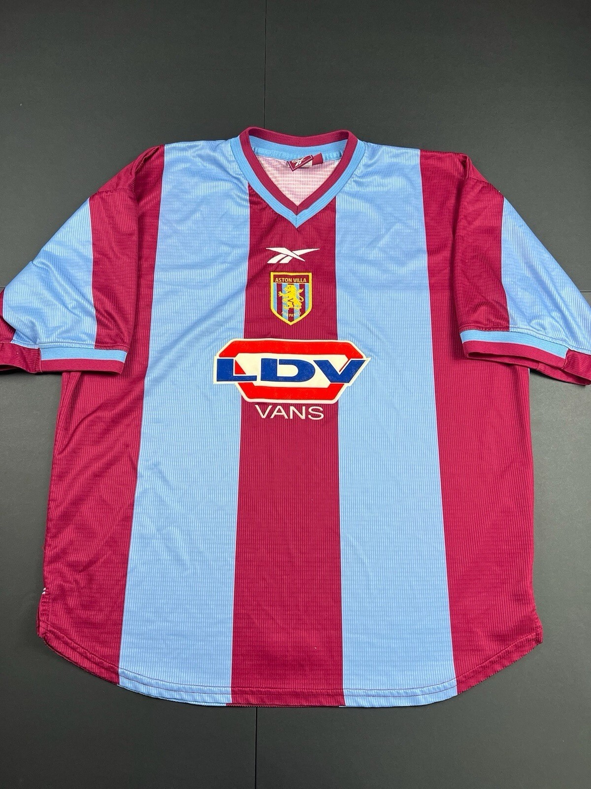 Authentic Original Reebok Aston Villa 1999/2000 Home Shirt Men Large L (2508)
