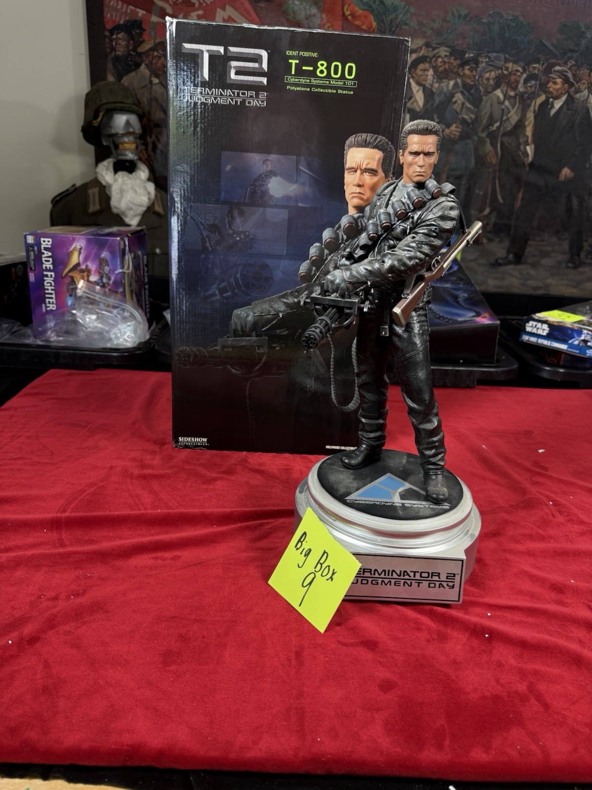 Sideshow collectibies T2 Terminator 2 Judgement Day T-800 Big Box 9