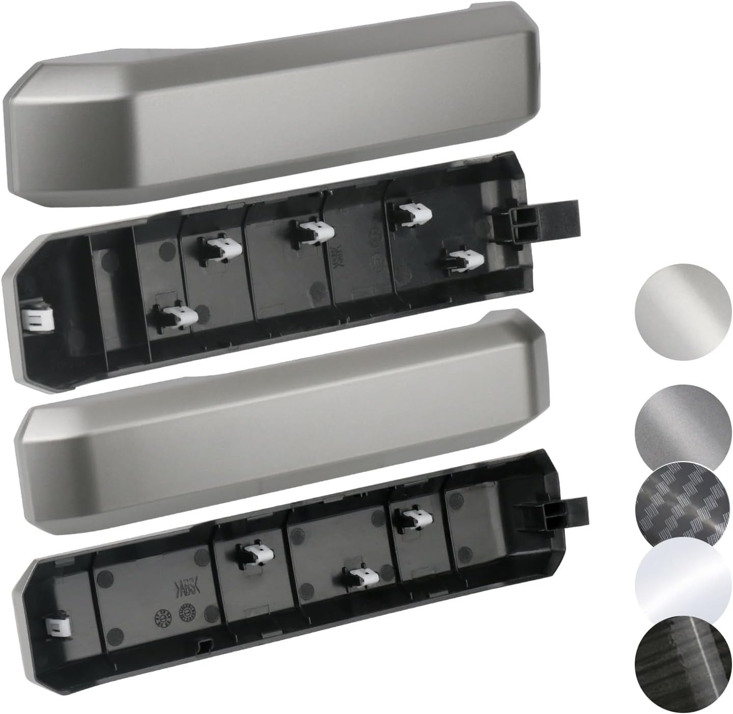 1 Set Interior Inner Door Handle Cover Trim | Fits 2015-2020 Ford F150 Supercrew