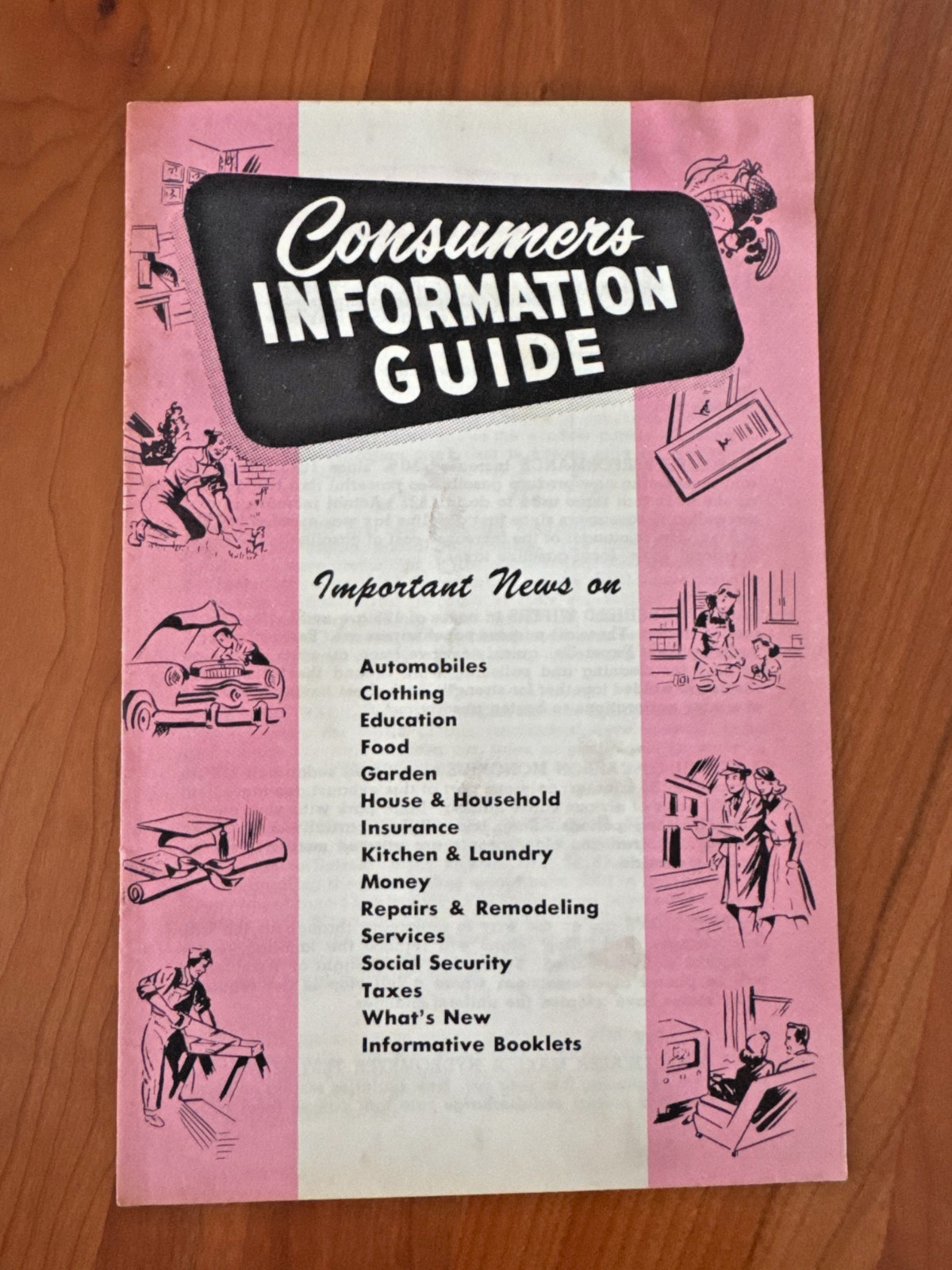 FREE SHIP 1950s (?) Consumers Information Guide Natl Research Bureau Chicago