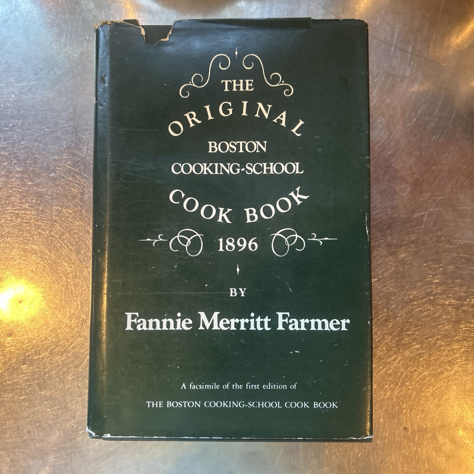 1896 Original Boston Cooking School Cookbook Fannie Merritt Farmer Facsimile 1896 Original Boston Cooking School Cookbook Fannie Merritt Farmer Facsimile