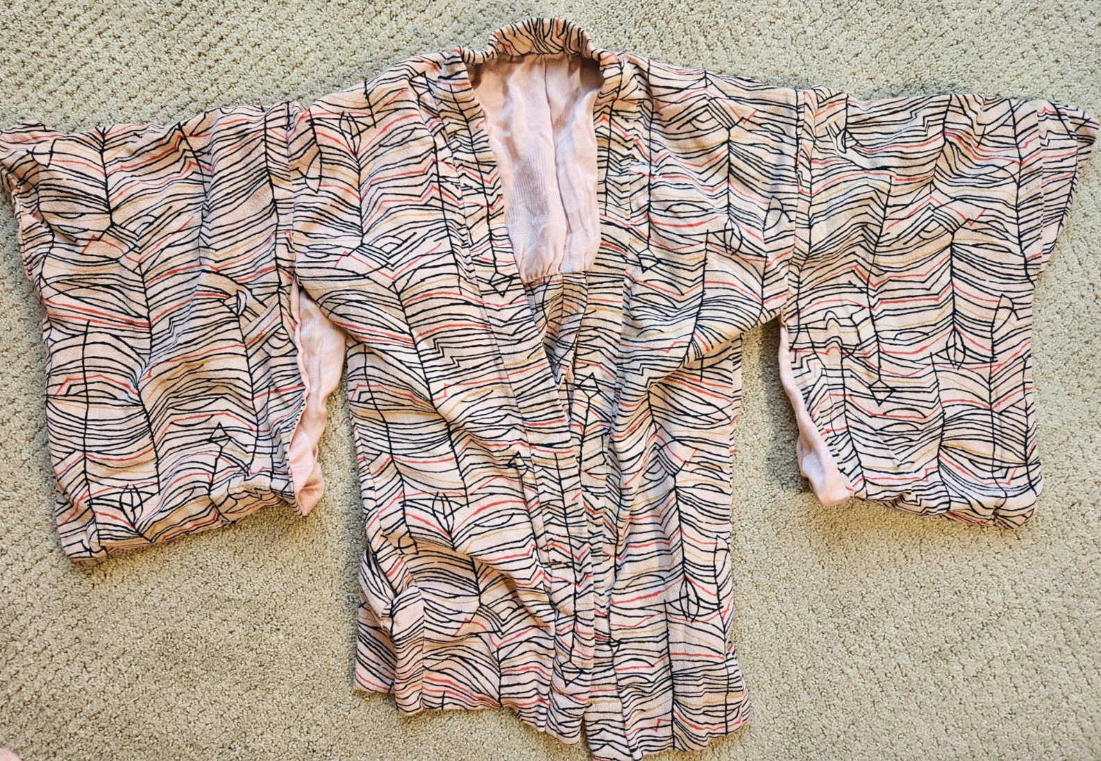 Vintage Japanese Haori Jacket - Silk Crepe Vintage Japanese Haori Jacket - Silk Crepe
