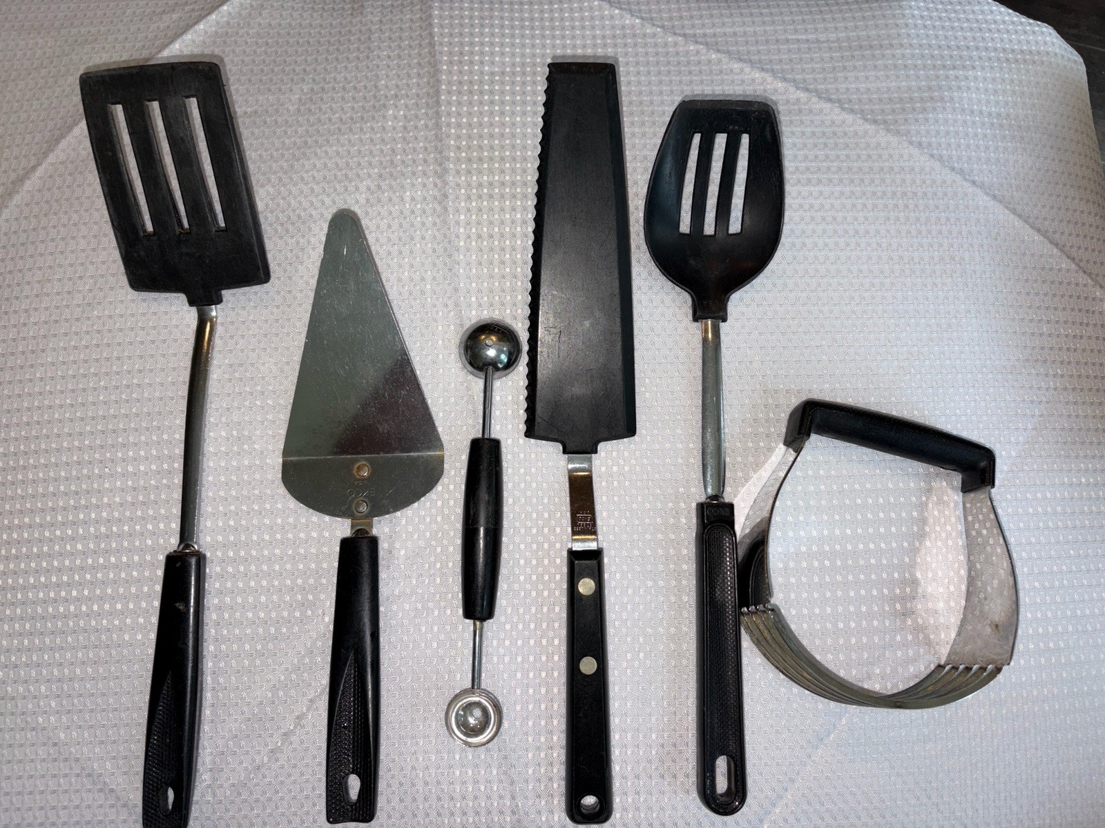 Vintage EKCO USA Stainless Steel Kitchen Utensil Lot of 6 Vintage EKCO USA Stainless Steel Kitchen Utensil Lot of 6