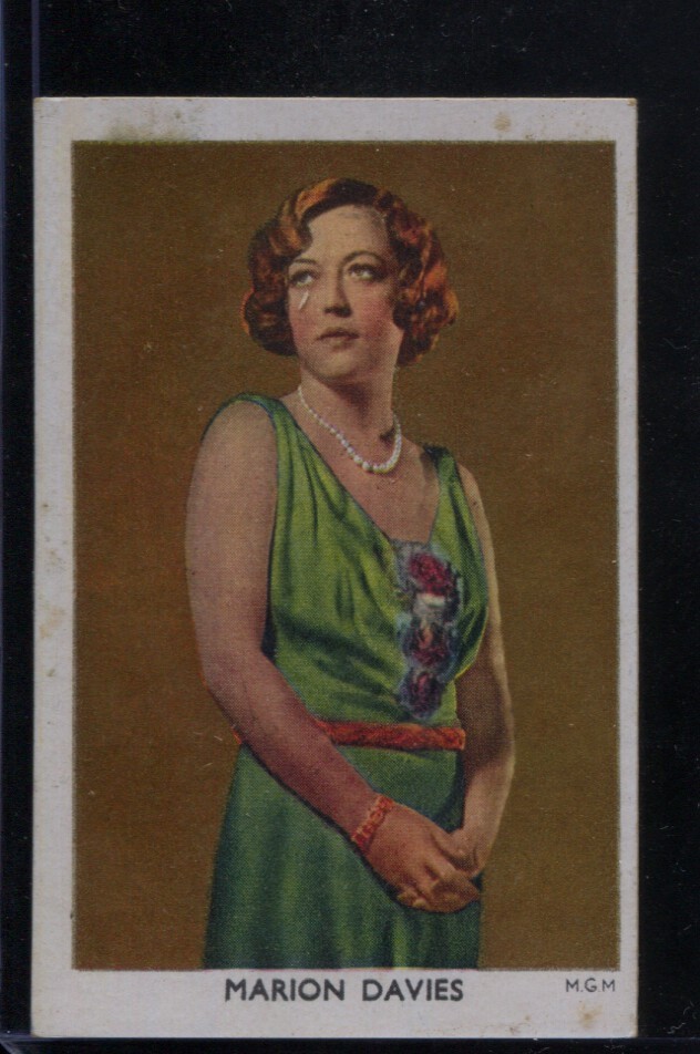 Marion Davies Vintage Movie Film Star Cigarette Trading Card Turmac