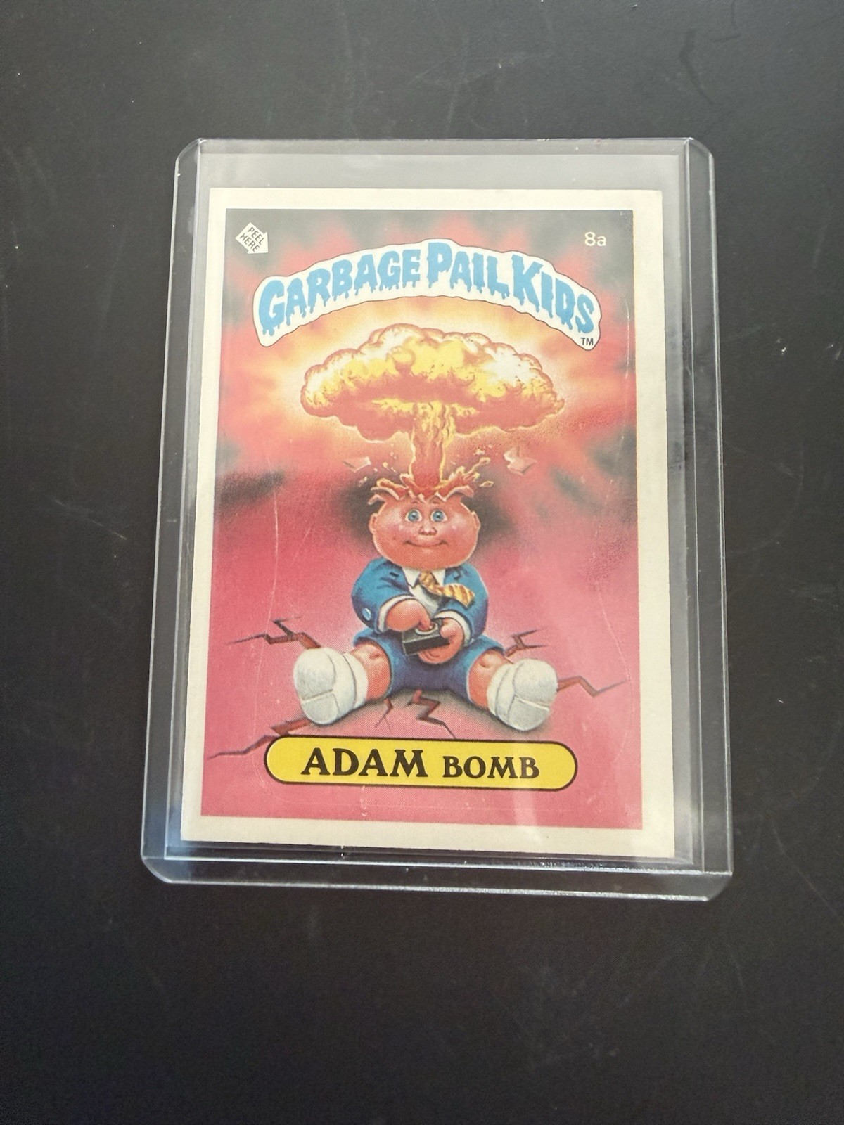 1985 Topps Garbage Pail Kids OS1 1st Series ADAM BOMB Checklist Card 8a GLOSSY 1985 Topps Garbage Pail Kids OS1 1st Series ADAM BOMB Checklist Card 8a GLOSSY