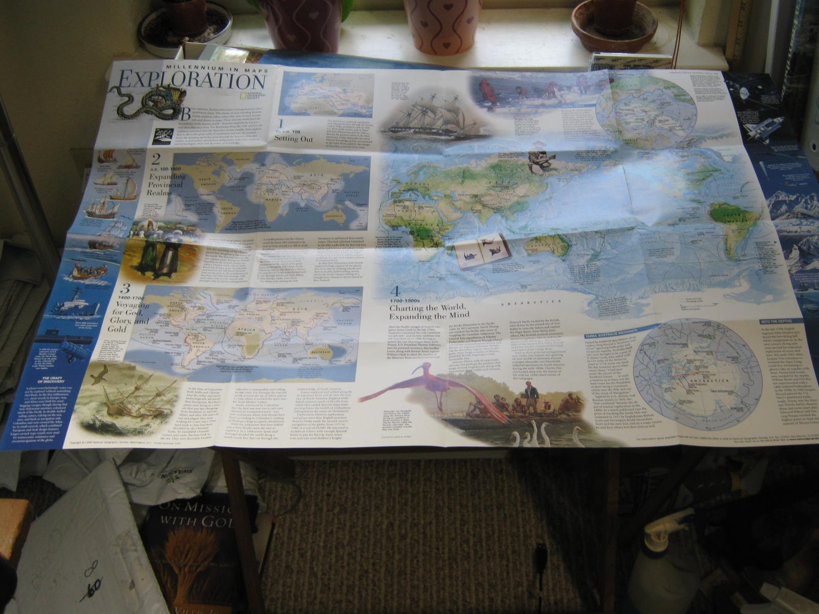 EXPLORATION + THE EXPLORERS Millennium in Maps NATIONAL GEOGRAPHIC February 1998