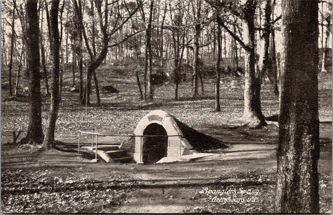 SPANGLER'S SPRING Gettysburg, Pennsylvania PA Postcard
