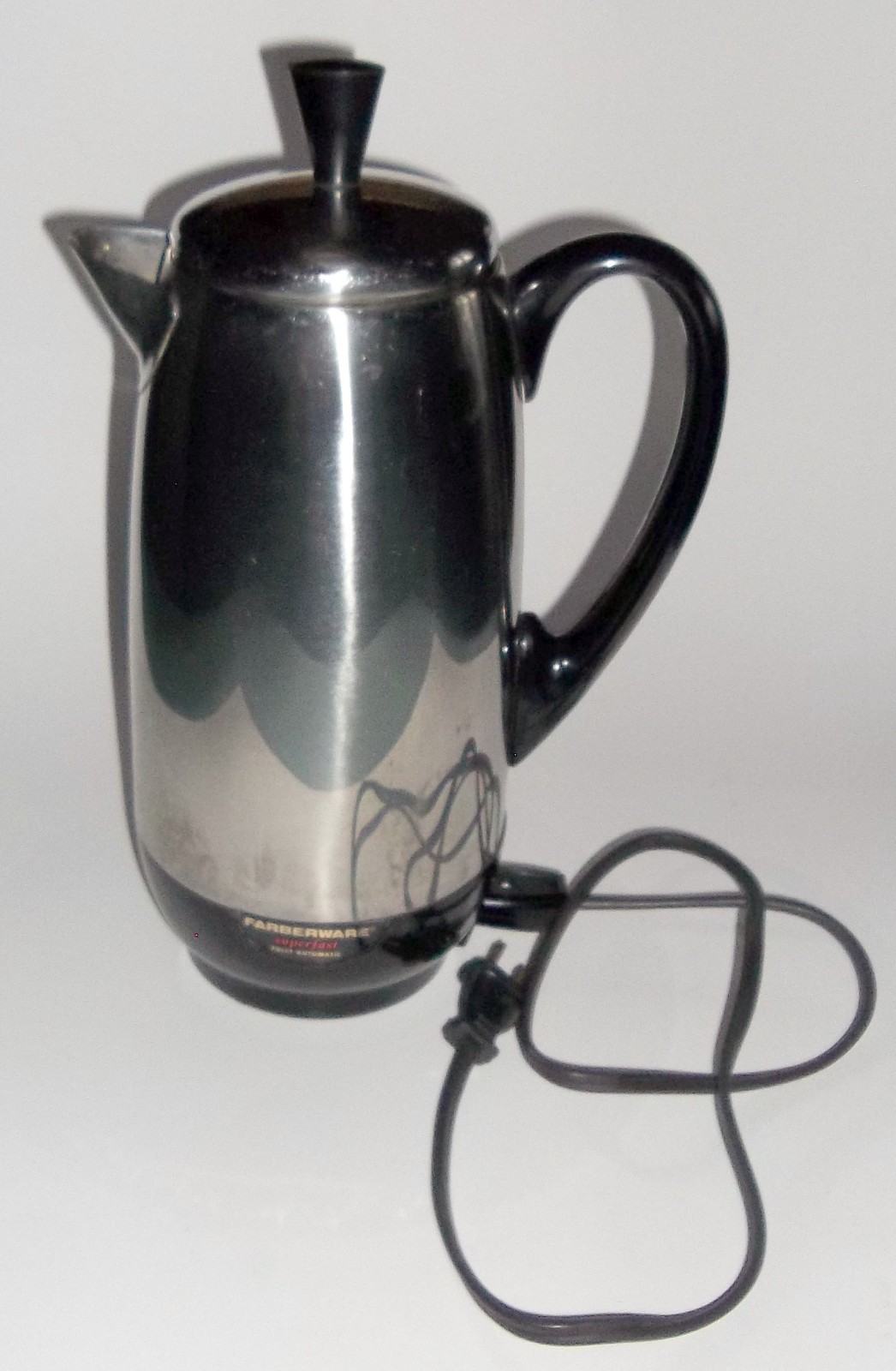 Vintage Farberware Superfast 12 Cup Coffee Percolator Pot Model 142 Works Vintage Farberware Superfast 12 Cup Coffee Percolator Pot Model 142 Works