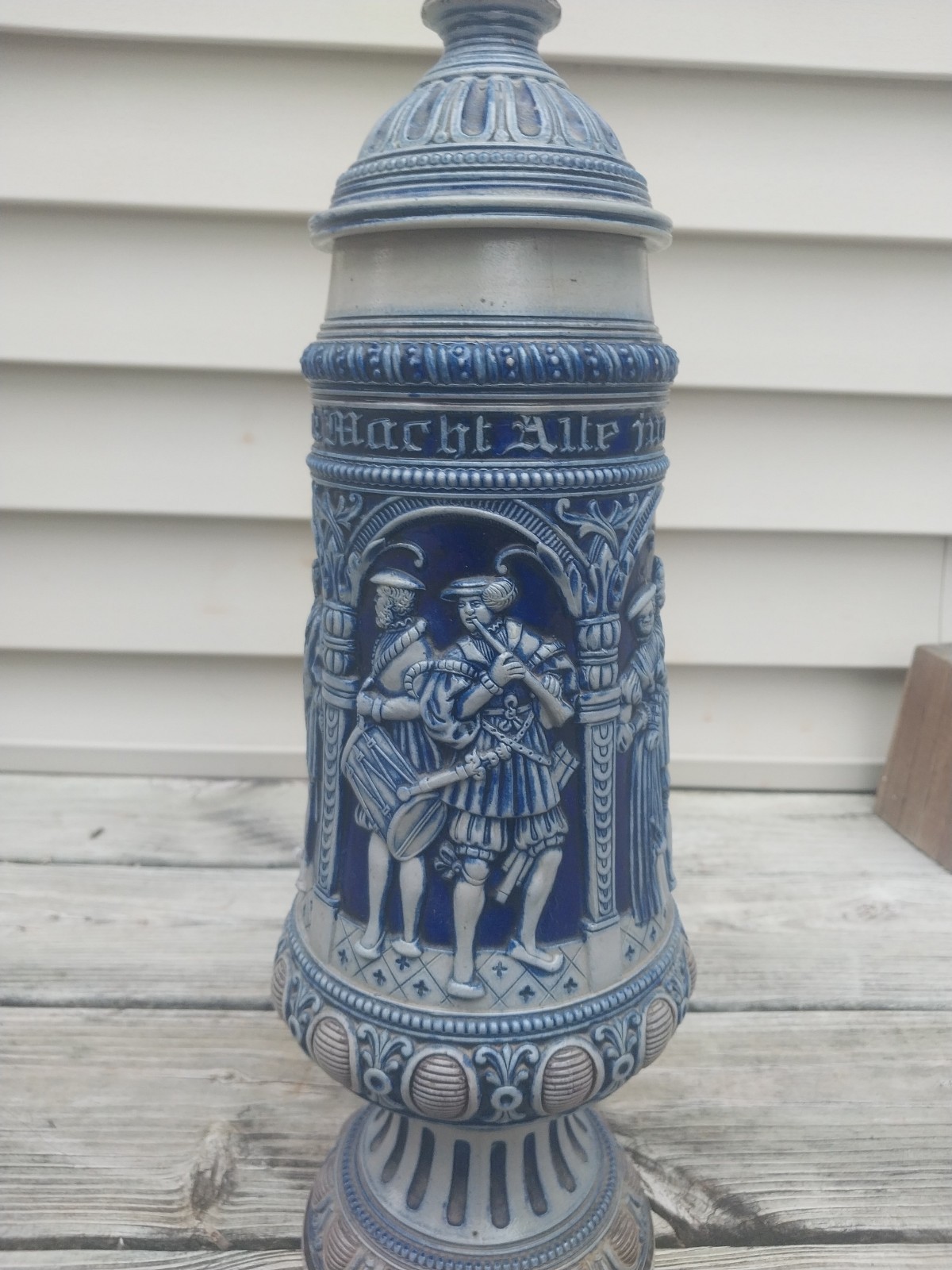 15 INCH GERMAN VINTAGE BEER STEIN 