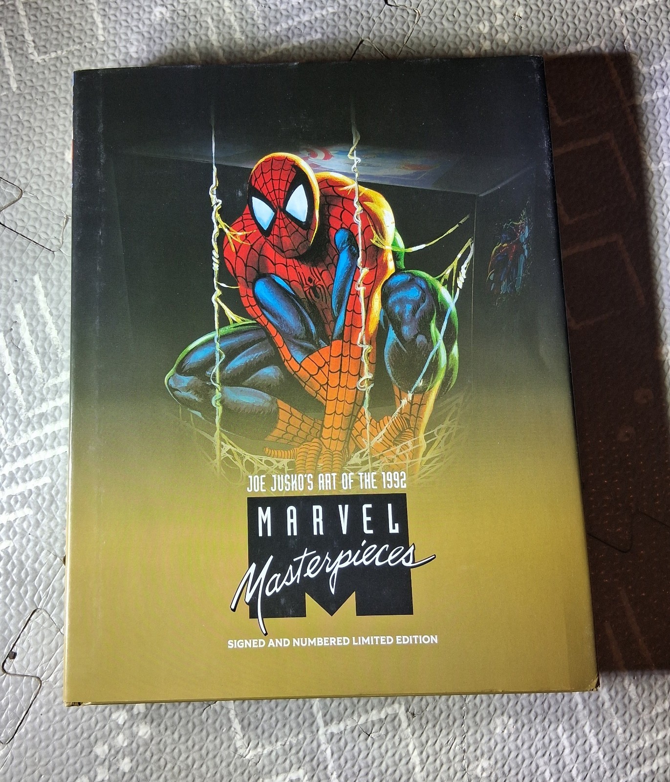 Joe Jusko's Art of the 1992 Marvel Masterpieces Signed & Numbered HC w/ Slipcase Joe Jusko's Art of the 1992 Marvel Masterpieces Signed & Numbered HC w/ Slipcase